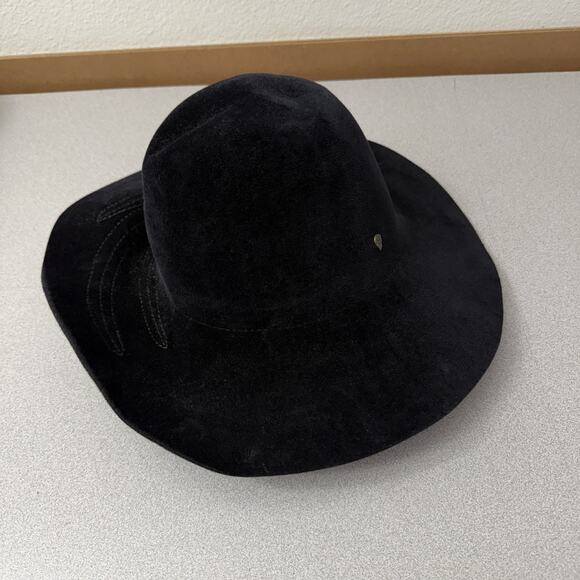 Helen Kaminski Formed Felt Hat Womens Black Embroidered Charm Classic Outdoors main image 7